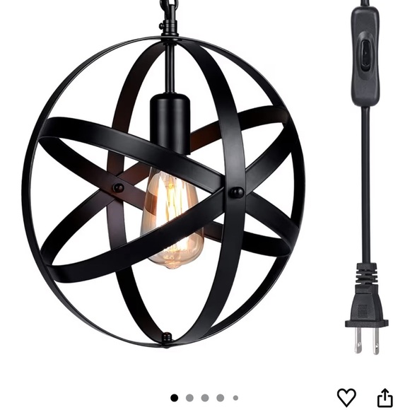 Other - Black Modern Home Accent Lantern